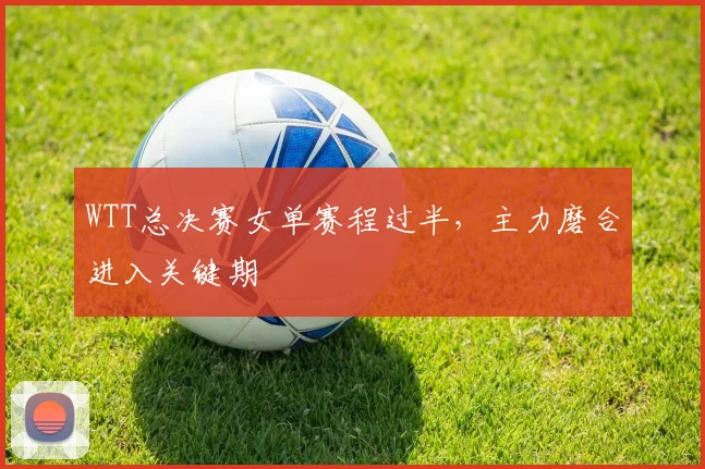 WTT总决赛女单赛程过半，主力磨合进入关键期